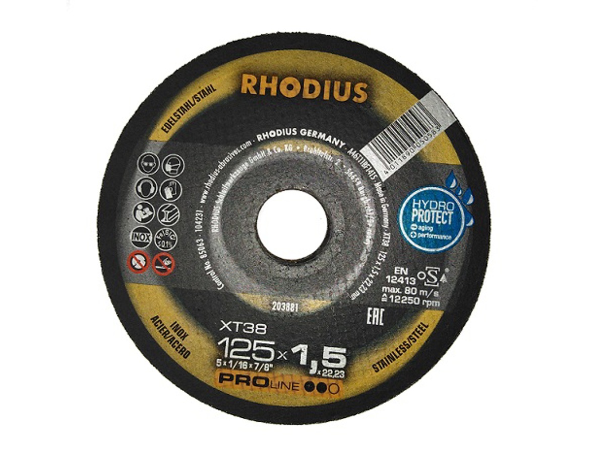 Rhodius XTK6 EXACT 210829 Cutting disc (off-set) 125 mm 1